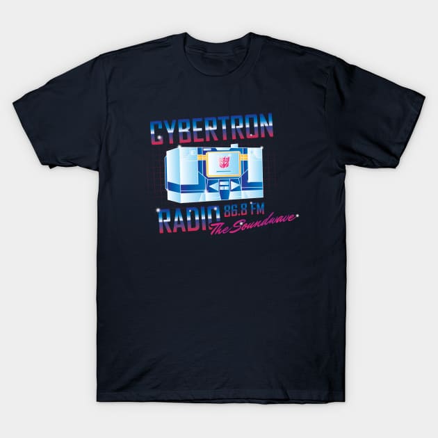 86.8 The Soundwave T-Shirt by DeepDiveThreads